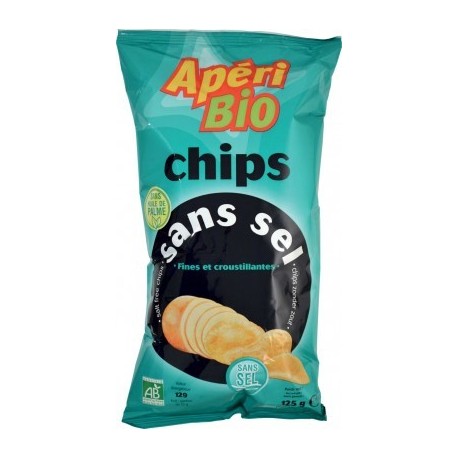 CHIPS SANS SEL 125G APERI BIO