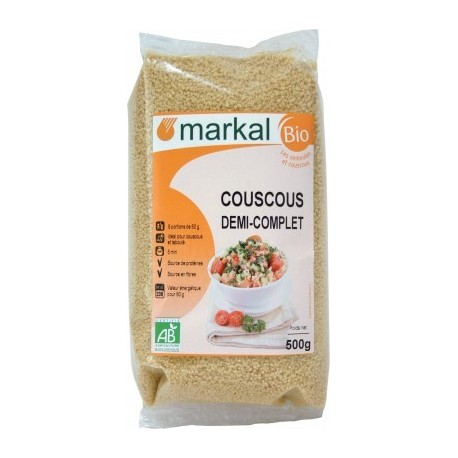 Semoule complète de blé dur fine bio - Markal